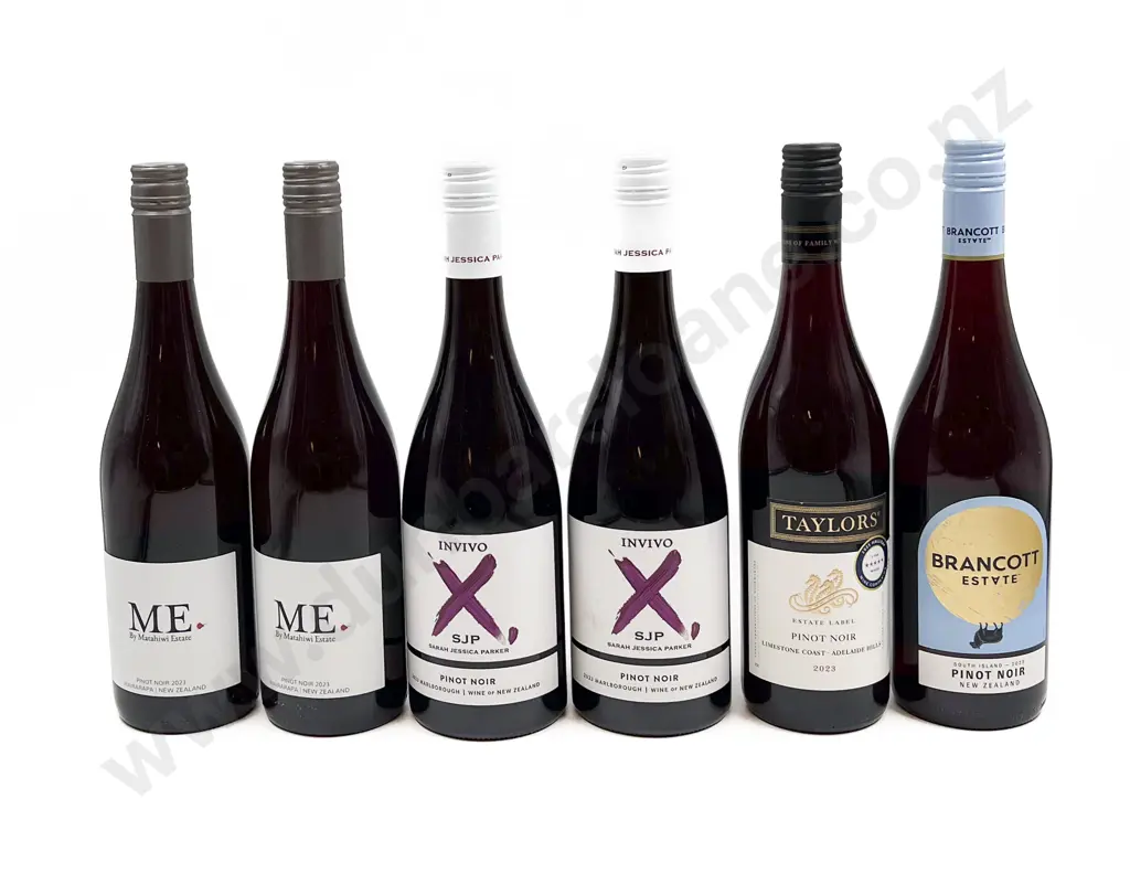 NZ Six Assorted Pinot Noir Image 1++