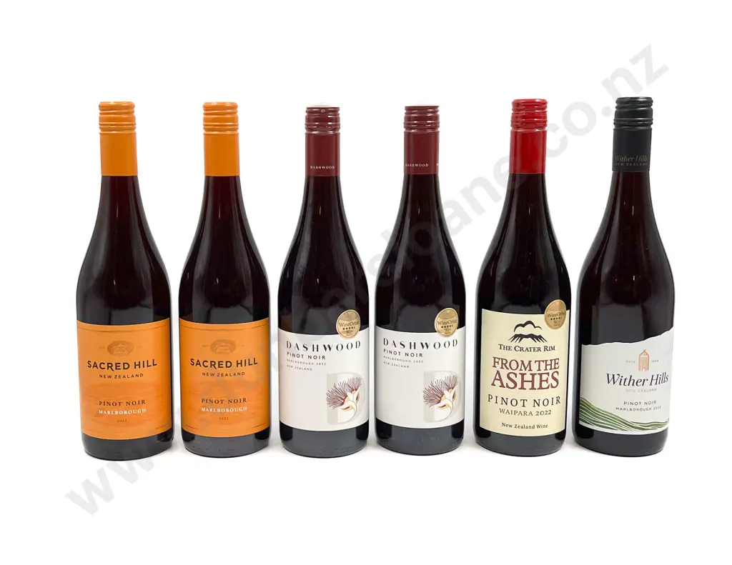 NZ Six Assorted Pinot Noir Image 1++