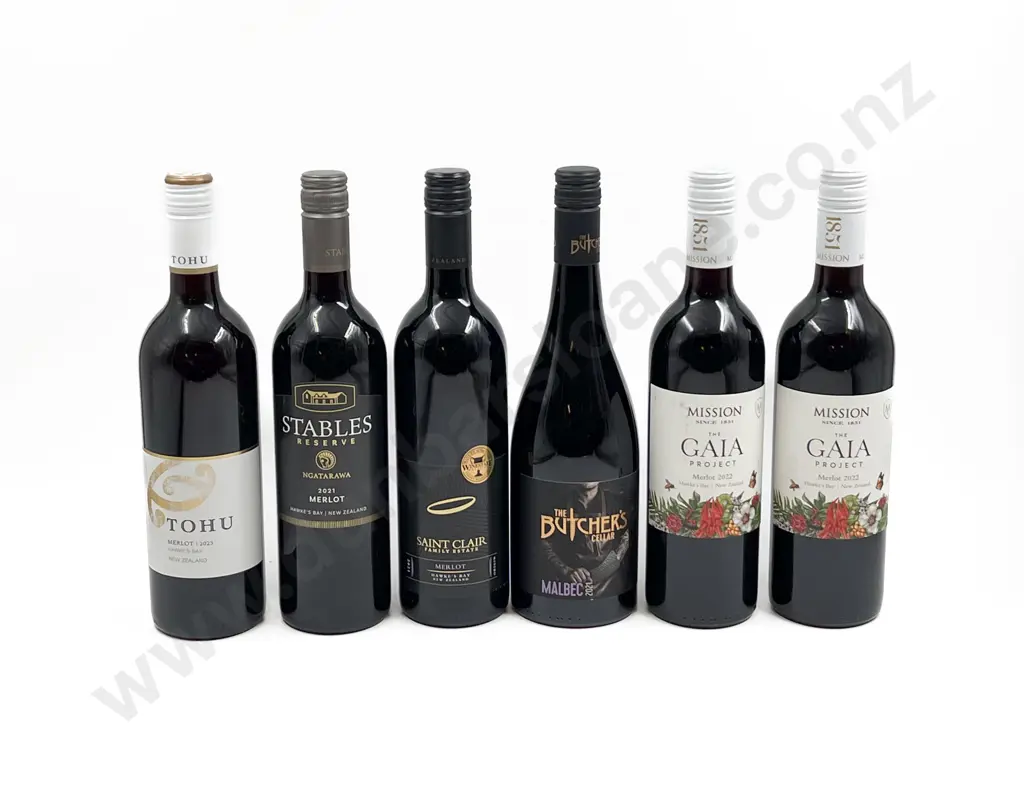 NZ Six Assorted Merlot Image 1++