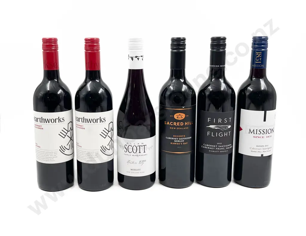 NZ Six Assorted Merlot Image 1++