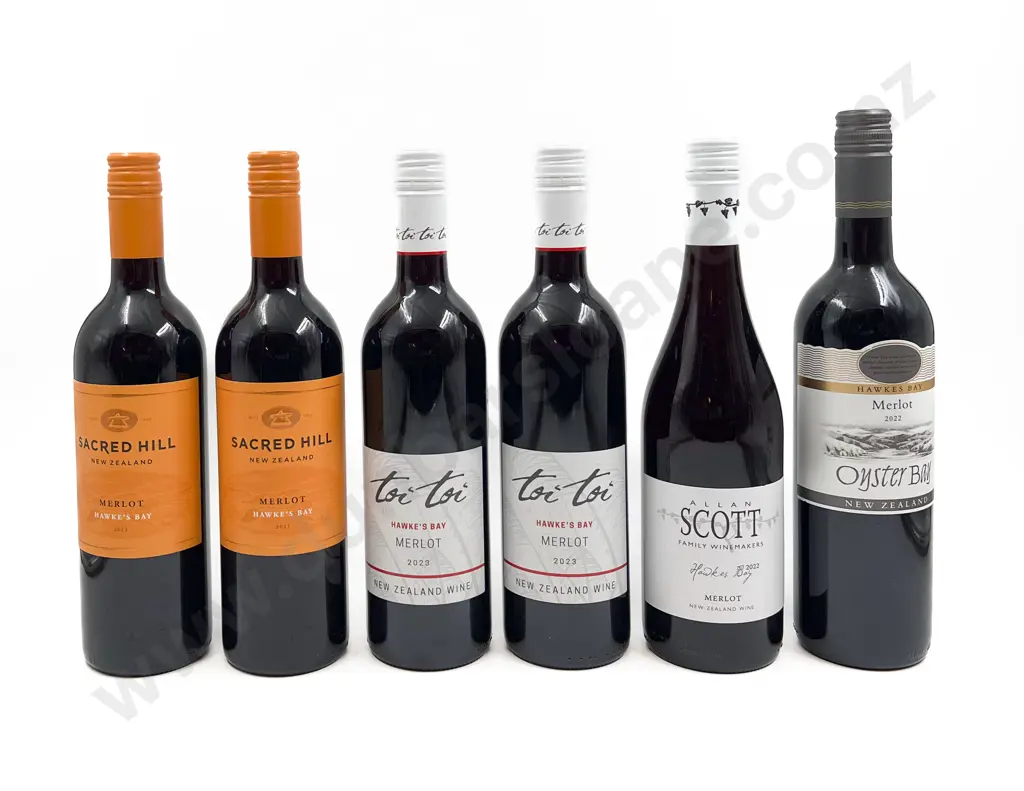 NZ Six Assorted Merlot Image 1++