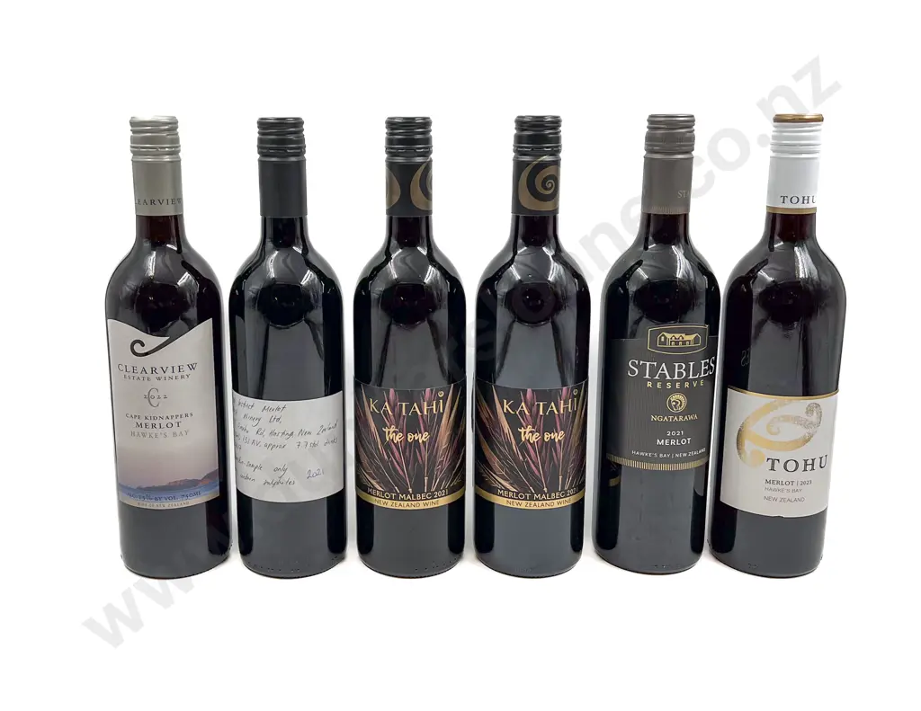 NZ Six Assorted Merlot Image 1++
