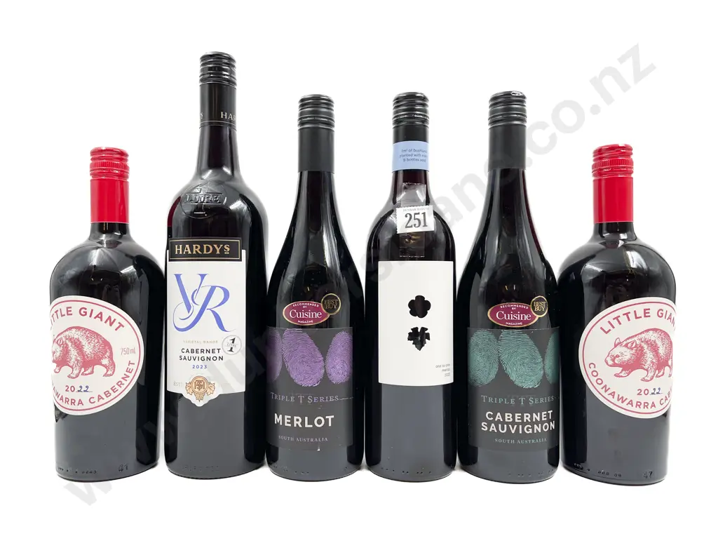 AUST Six Assorted Red Blends Image 1++