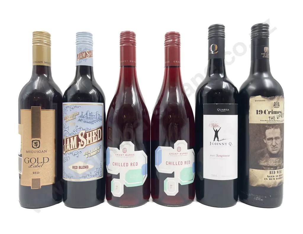 AUST Six Assorted Red Blends Image 1++