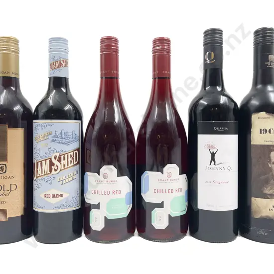 AUST Six Assorted Red Blends