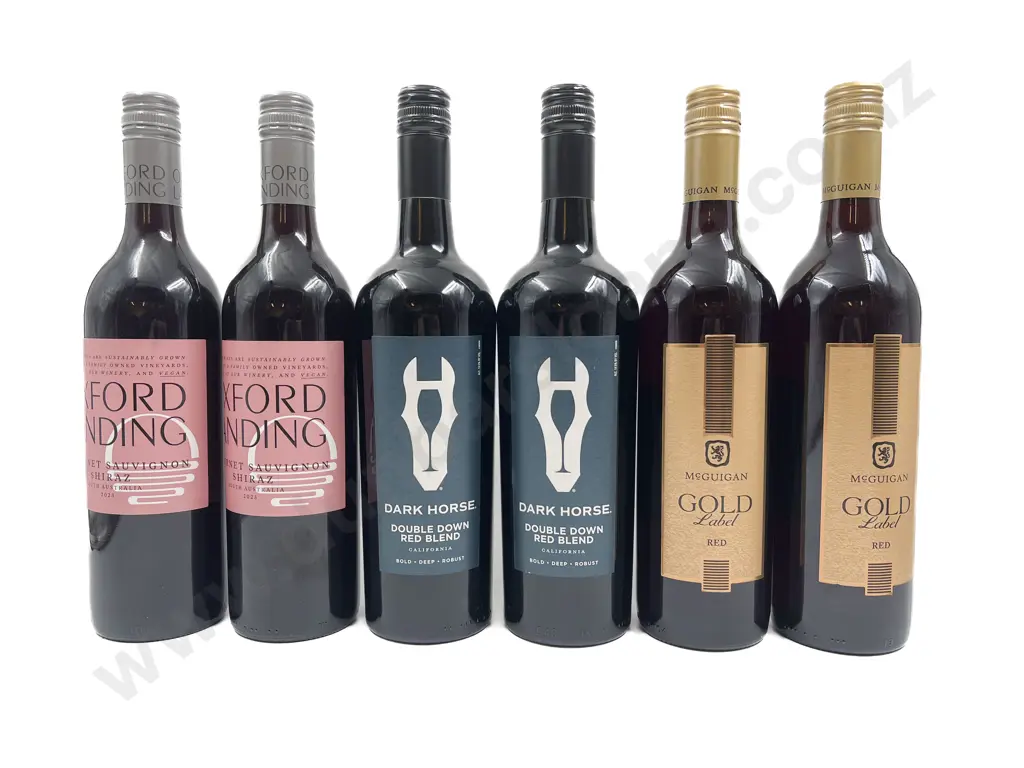 AUST Six Assorted Red Blends Image 1++