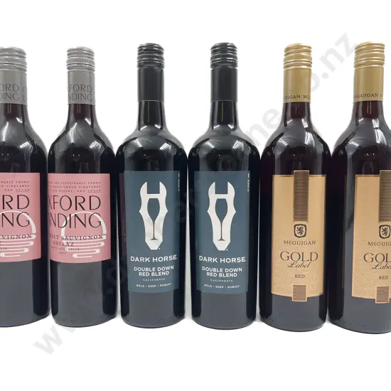 AUST Six Assorted Red Blends