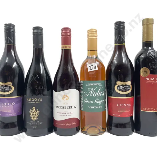 AUST Six Assorted Red Blends