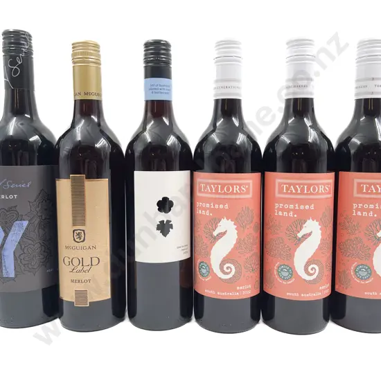 AUST Six Assorted Merlot