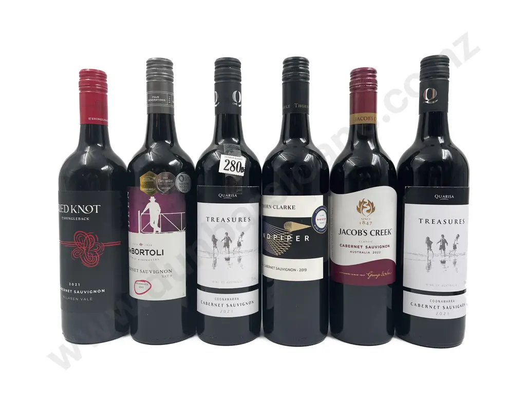 AUST Six Assorted Cabernet Sauvignon Image 1++