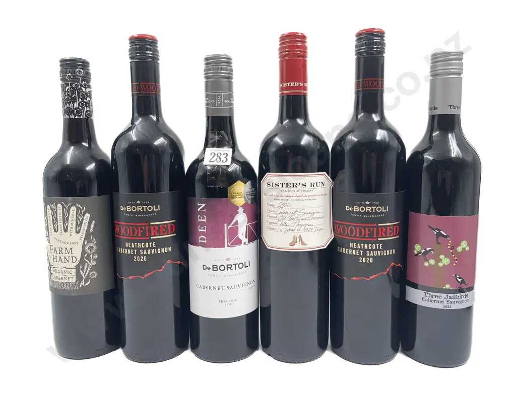 AUST Six Assorted Cabernet Sauvignon Image 1++