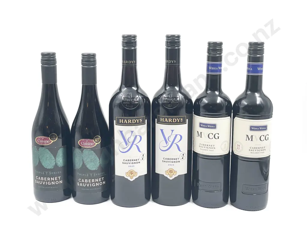 AUST Six Assorted Cabernet Sauvignon Image 1++