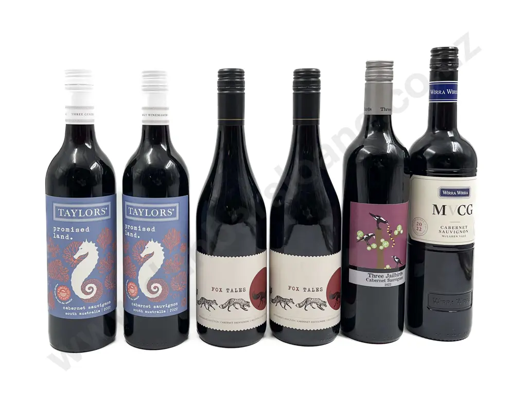 AUST Six Assorted Cabernet Sauvignon Image 1++
