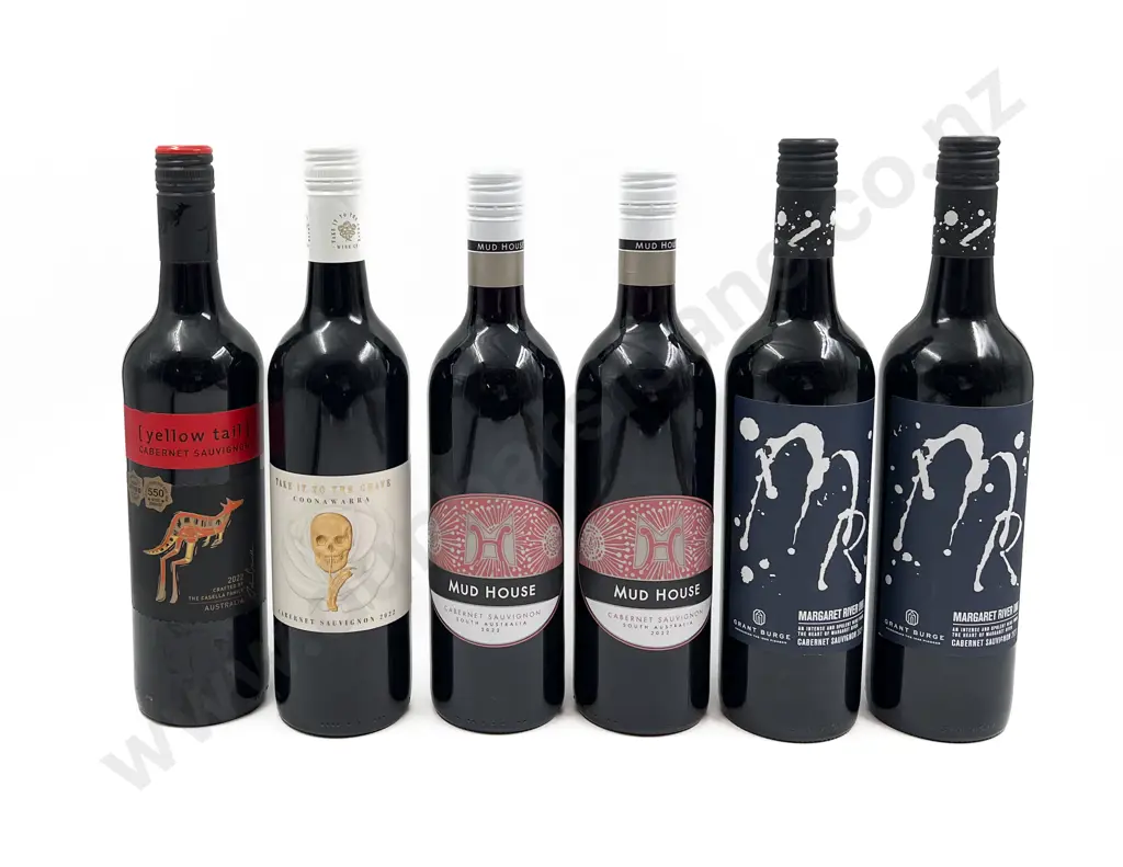 AUST Six Assorted Cabernet Sauvignon Image 1++
