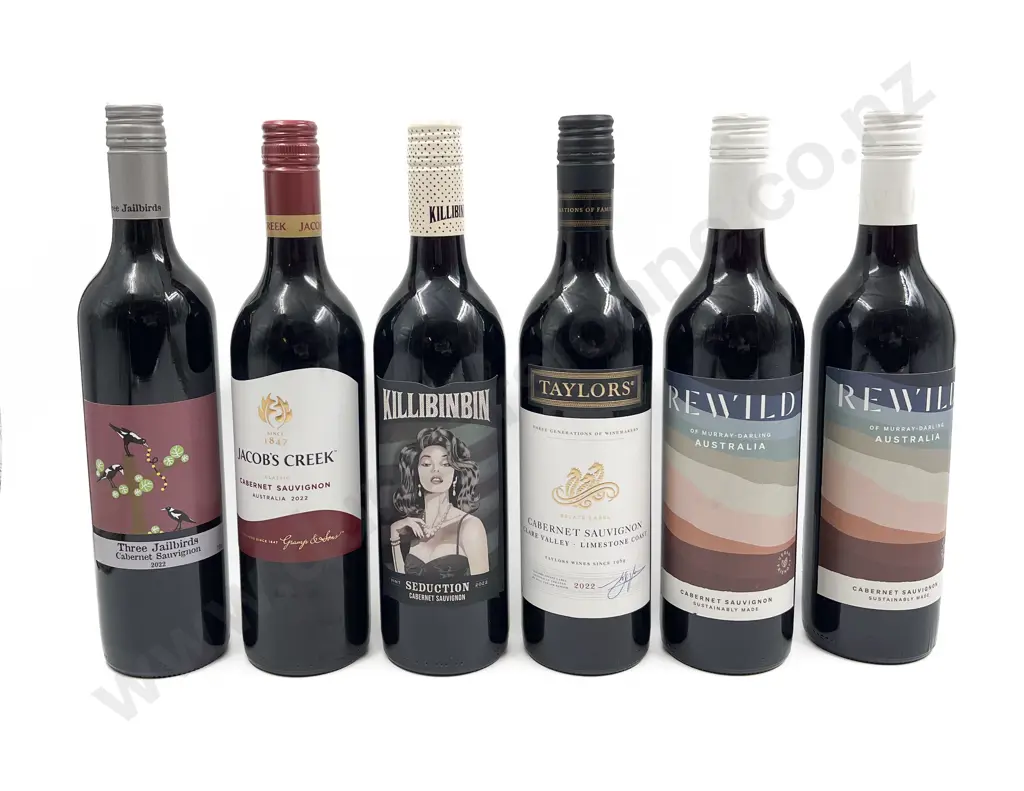 AUST Six Assorted Cabernet Sauvignon Image 1++