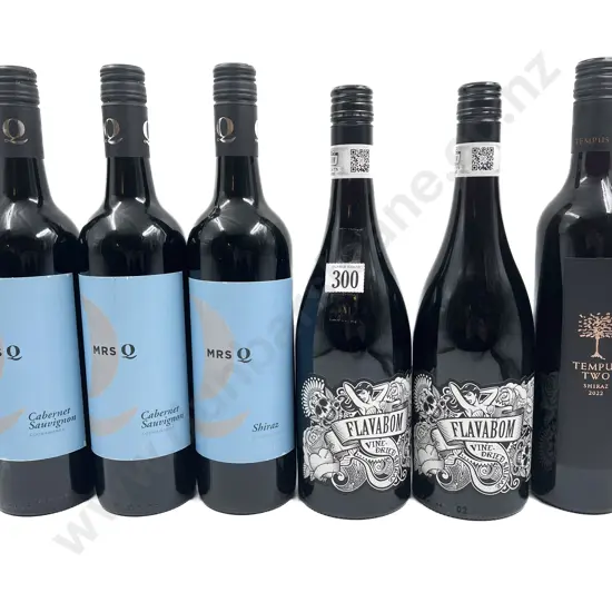 Aust Six Assorted Red Blends