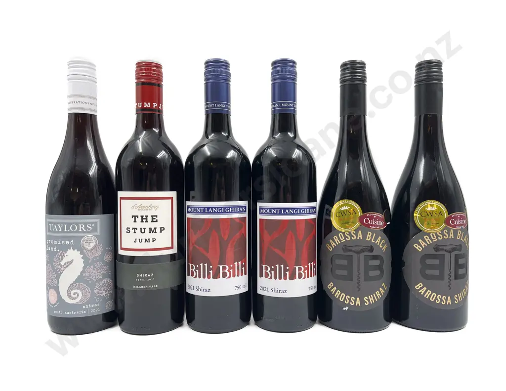 AUST Six Assorted Shiraz Image 1++