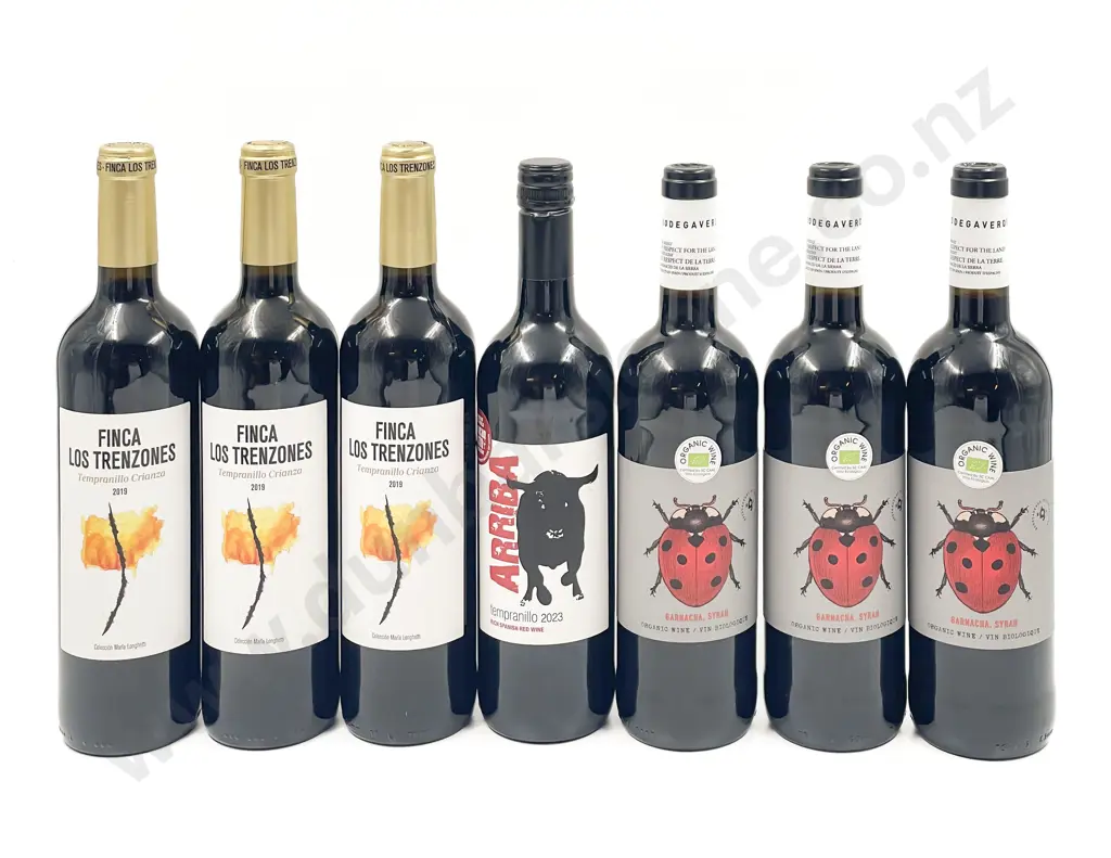 Seven Assorted Spanish Red Wines Image 1++