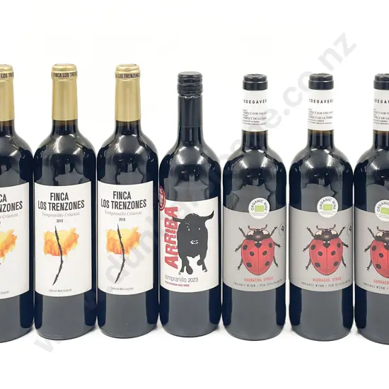 Seven Assorted Spanish Red Wines