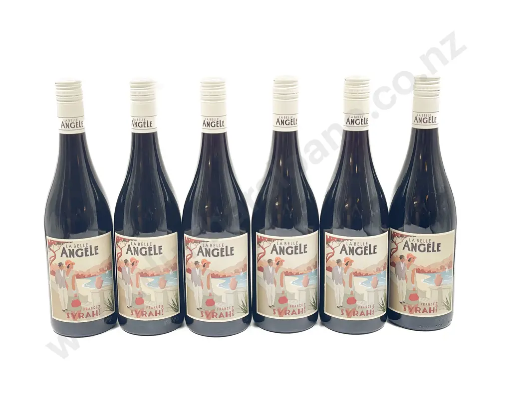 Six Assorted French Red Wines Image 1++