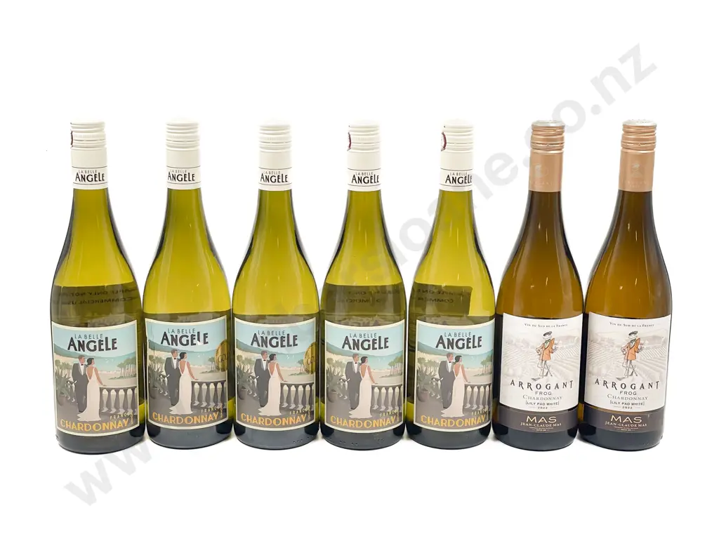 Seven Assorted French White Wines Image 1++