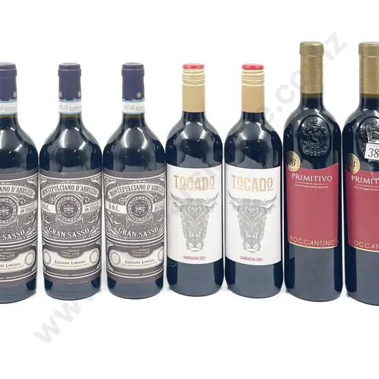 Seven Assorted Italian Red Wines