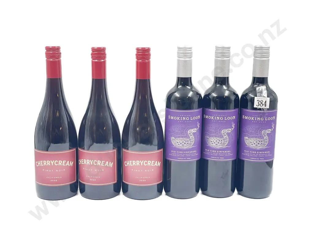 Six Assorted American Red Wines Image 1++