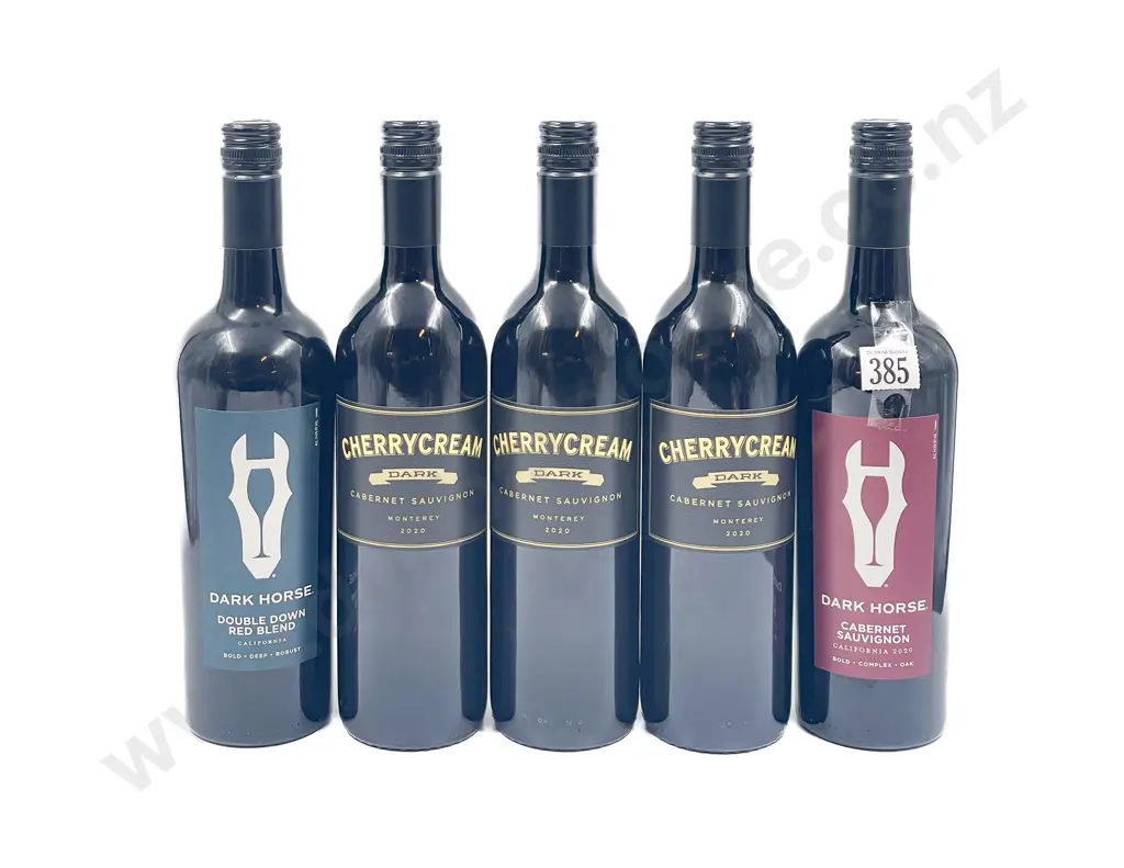 Five Assorted American Red Wines Image 1++