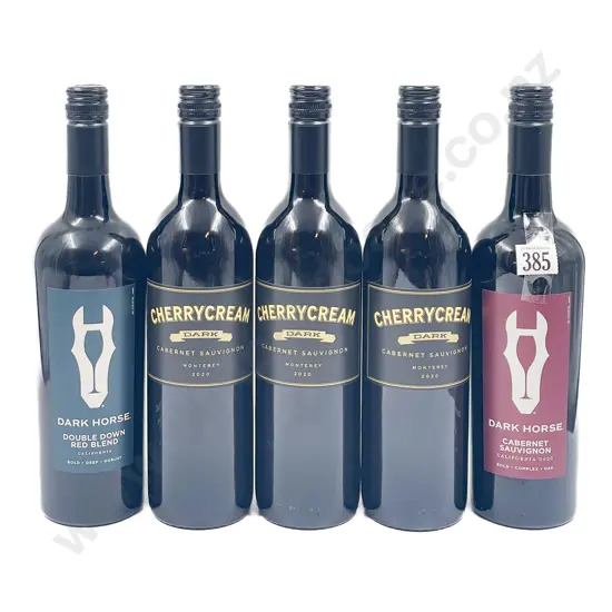 Five Assorted American Red Wines