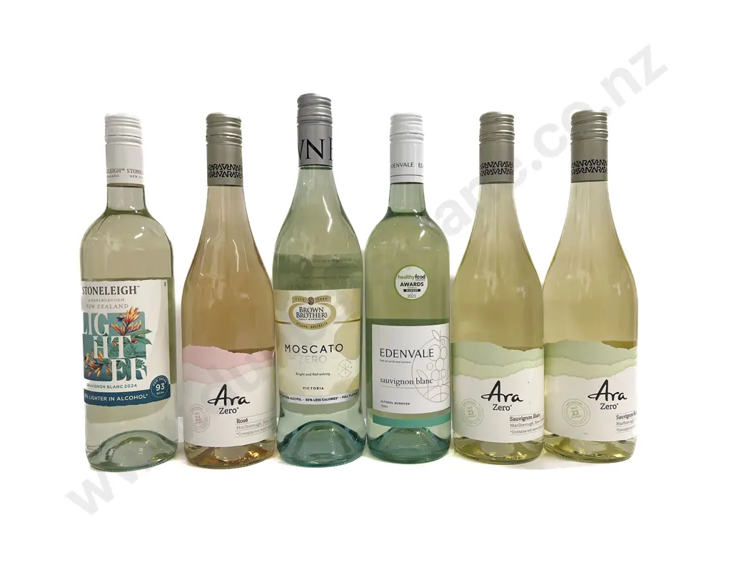 Six Assorted Non-Alcohol Wine Image 1++