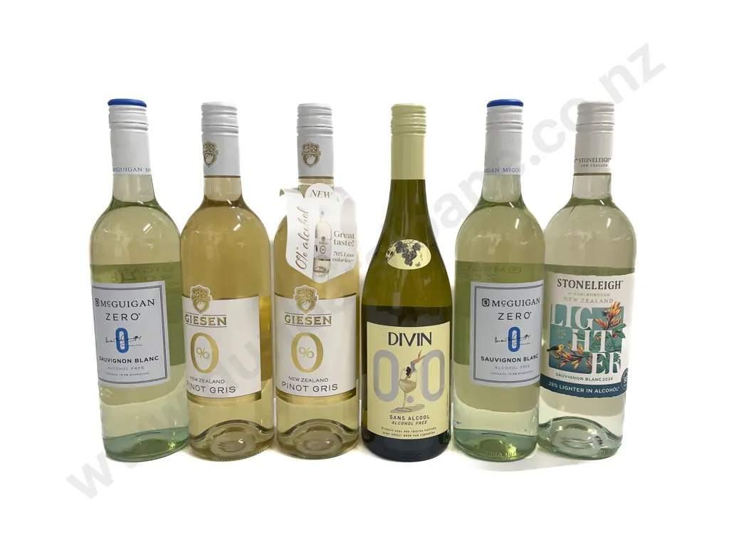 Six Assorted Non-Alcohol Wine Image 1++