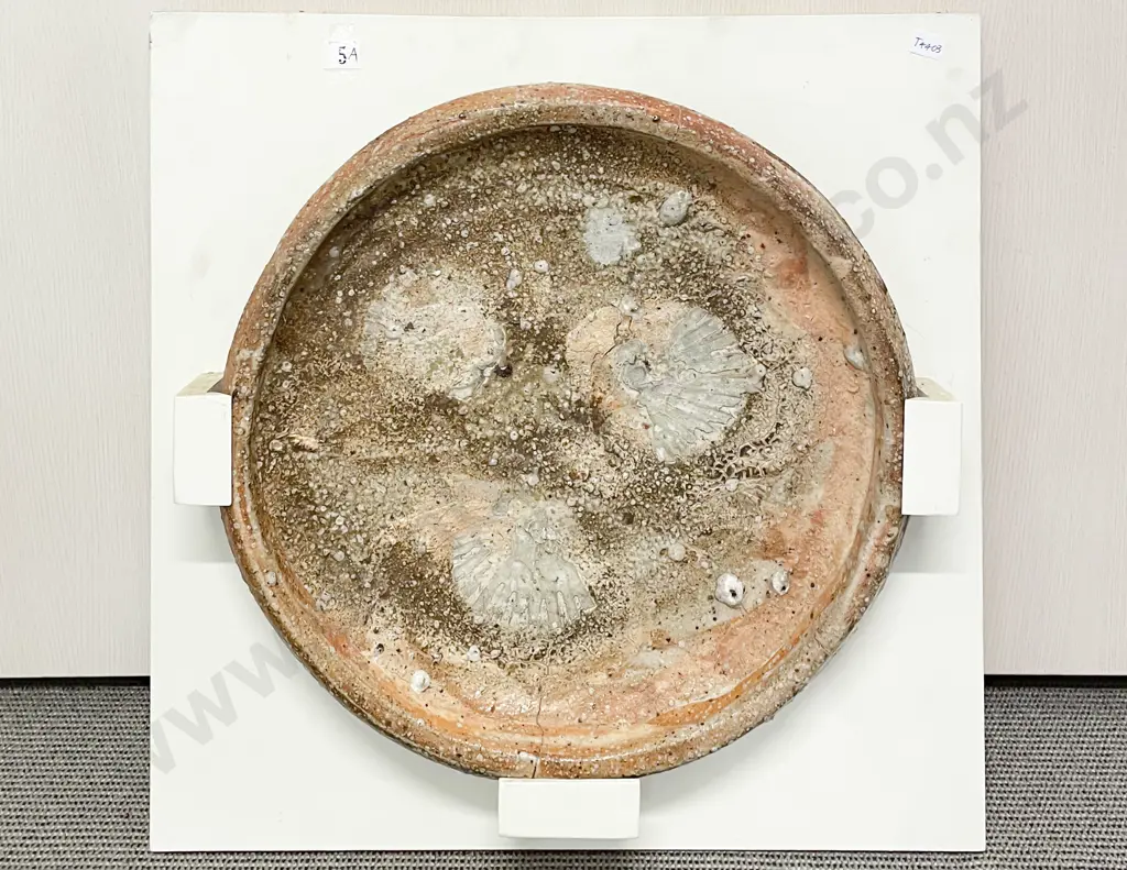 Pottery Charger on Wall Mount Image 1++