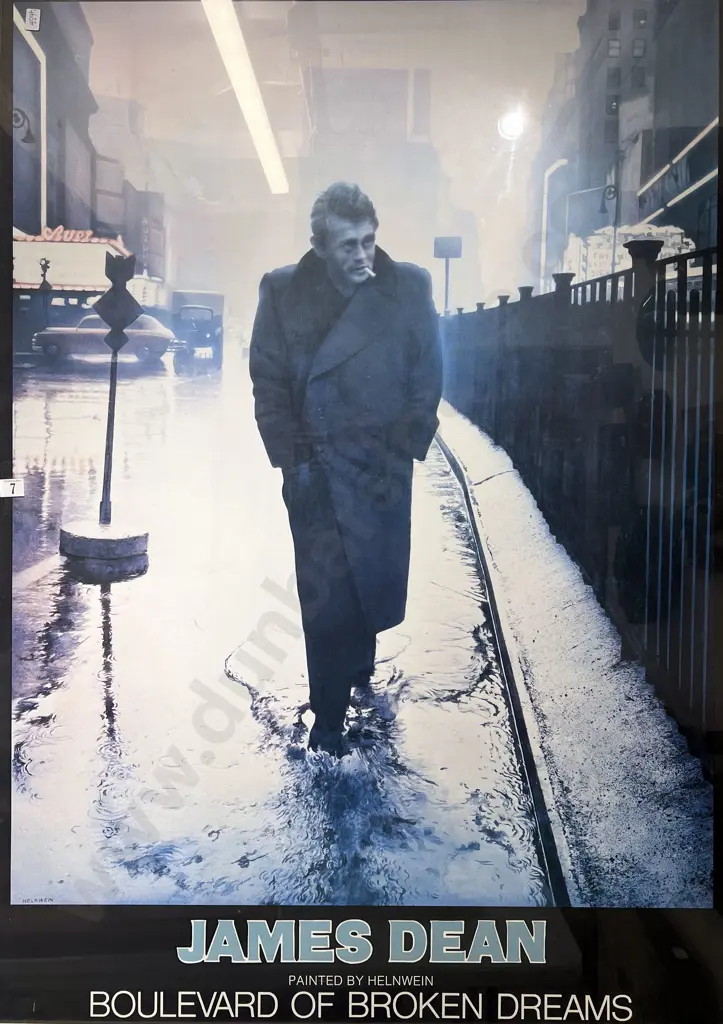Large Reproduction James Dean Poster Image 1++