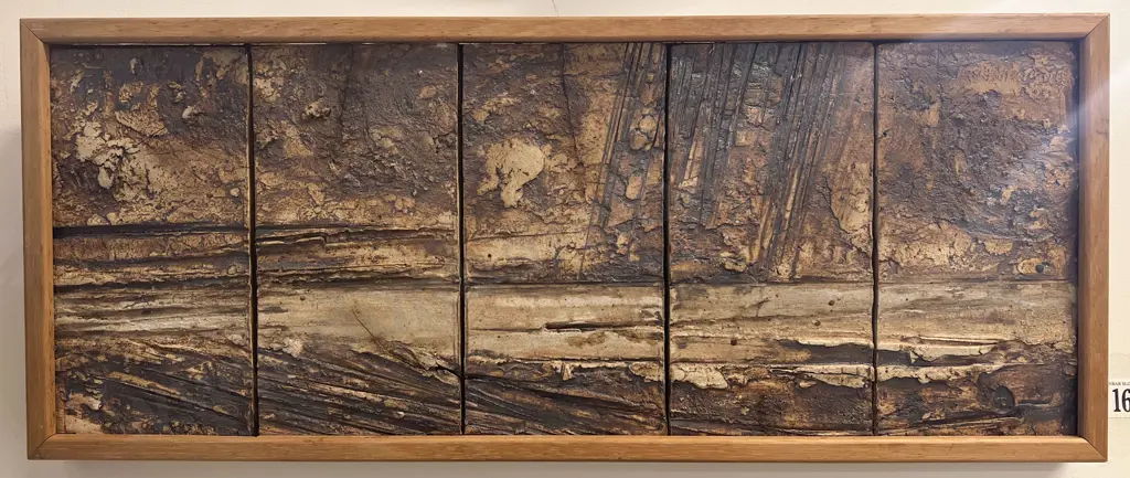 Nola Barron "Sea/Rain" Segmented Tile Work Image 1++