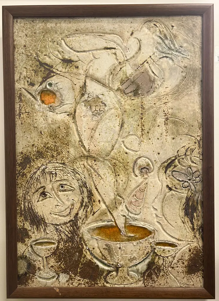 Unsigned Abstract Ceramic Work Image 1++
