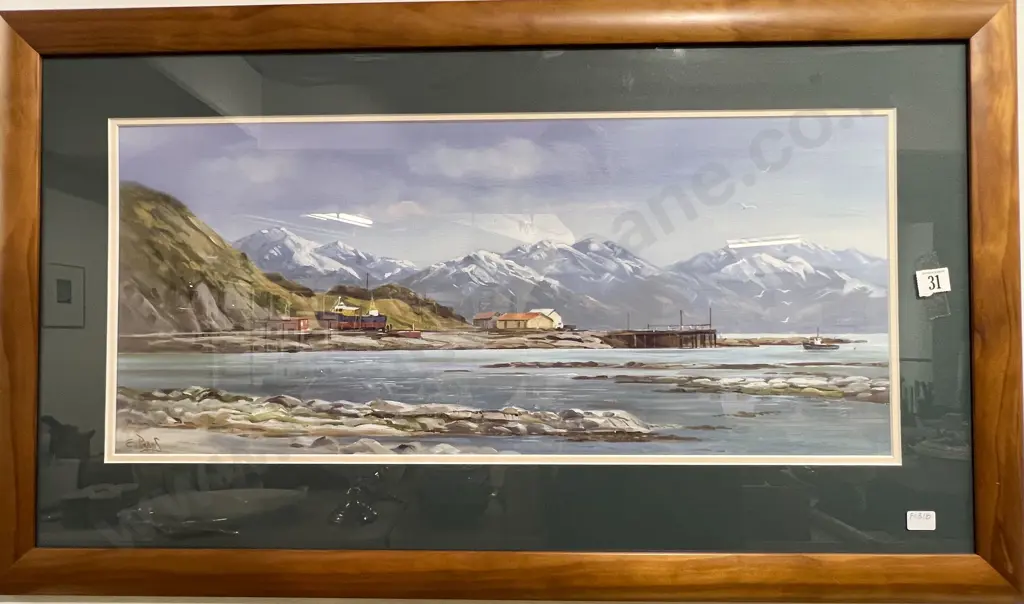 E. Papps Dockside Landscape Print Image 1++