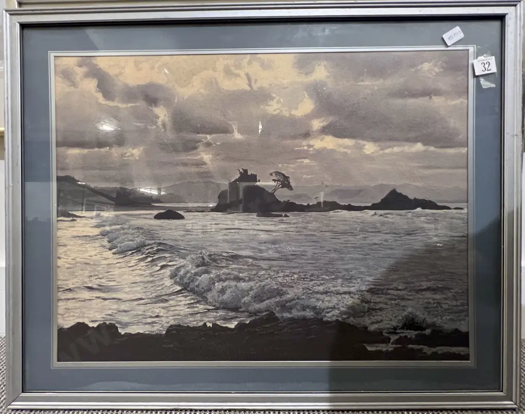 Laurence Leitch "Paterson Inlet" Ltd Ed Print together with Mark Dawson Print Image 1++