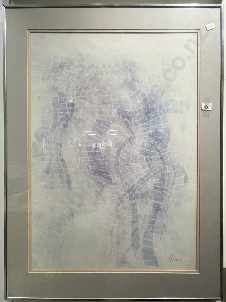 J. Briscoe - "Dancers" - Watercolour Image 1++