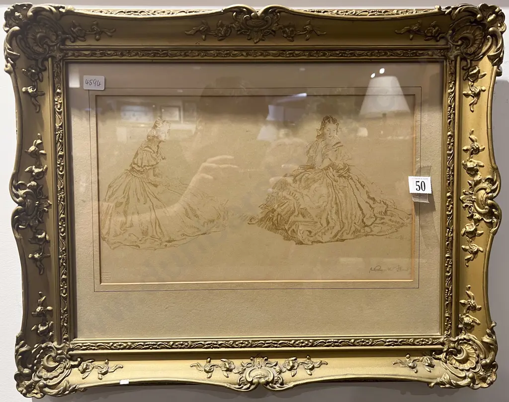 Signed William Russell Flint Print Image 1++