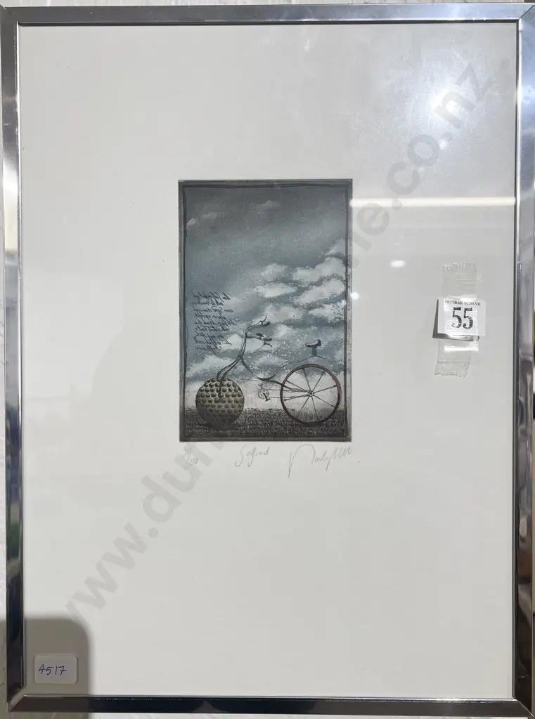 Indistinctly Signed Dutch Ltd Ed Etching Image 1++