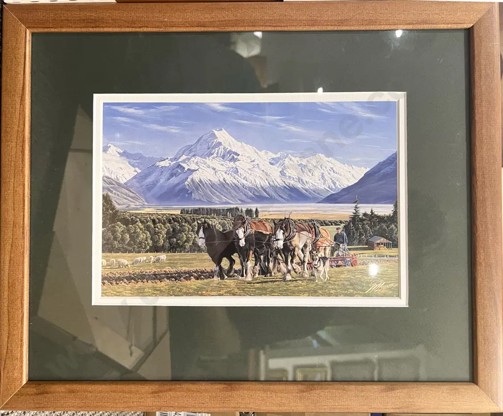 Six Assorted Prints and Frames Image 1++