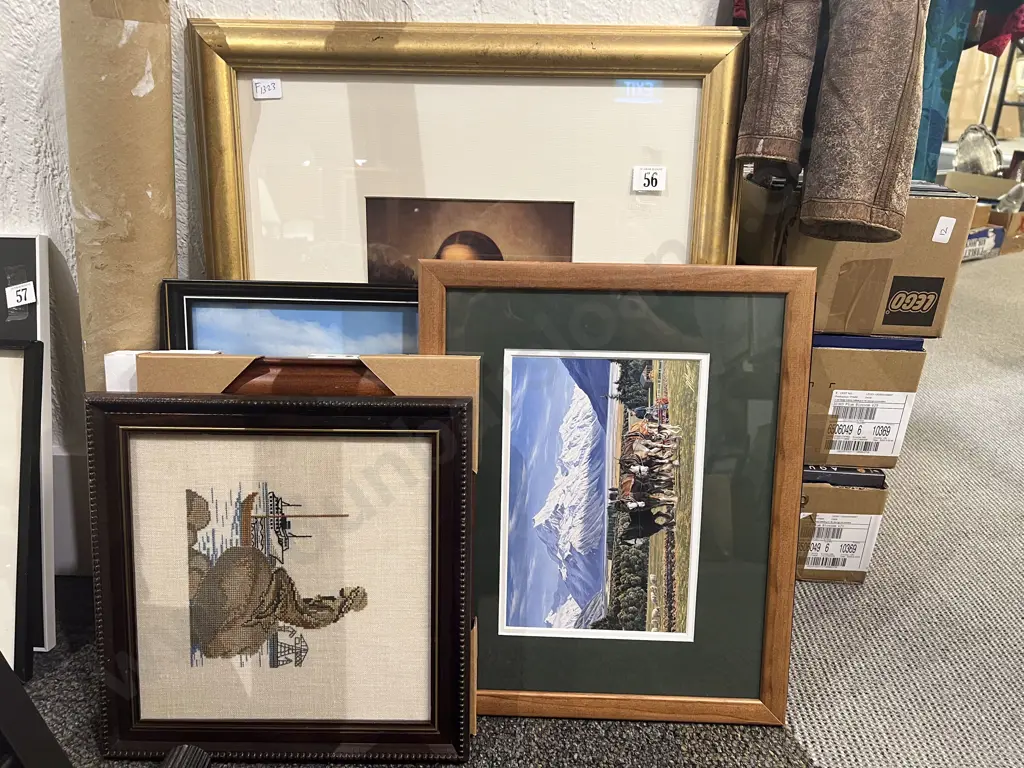 Six Assorted Prints and Frames Image 1++