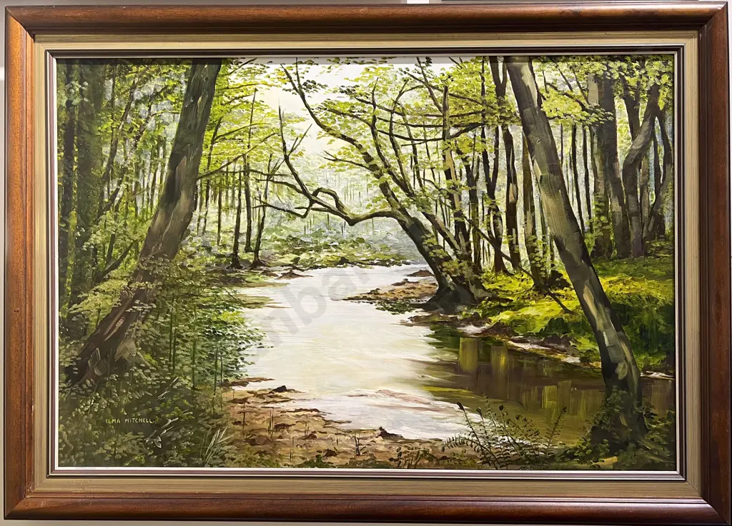 Ilma Mitchell "Kepla Track" Oil on Canvas Image 1++