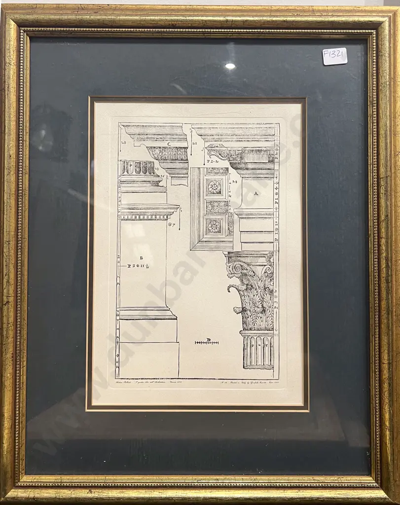 Set of Four Architectural Book Plates Image 1++