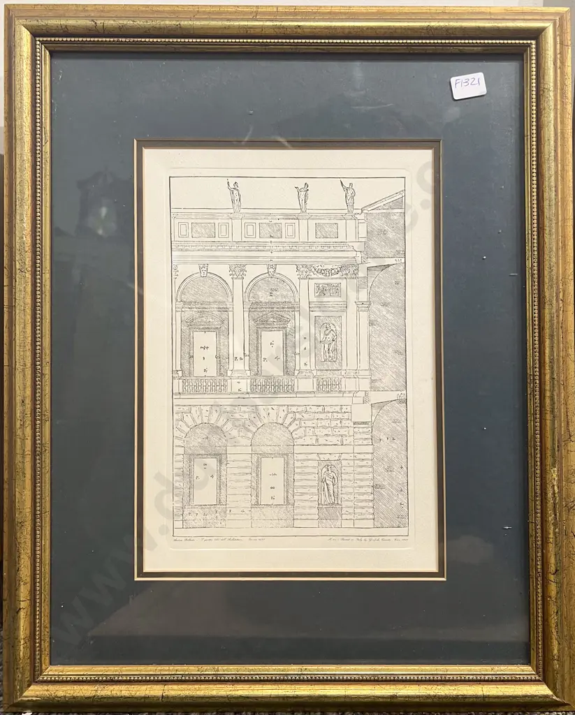 Set of Four Architectural Book Plates Image 1++