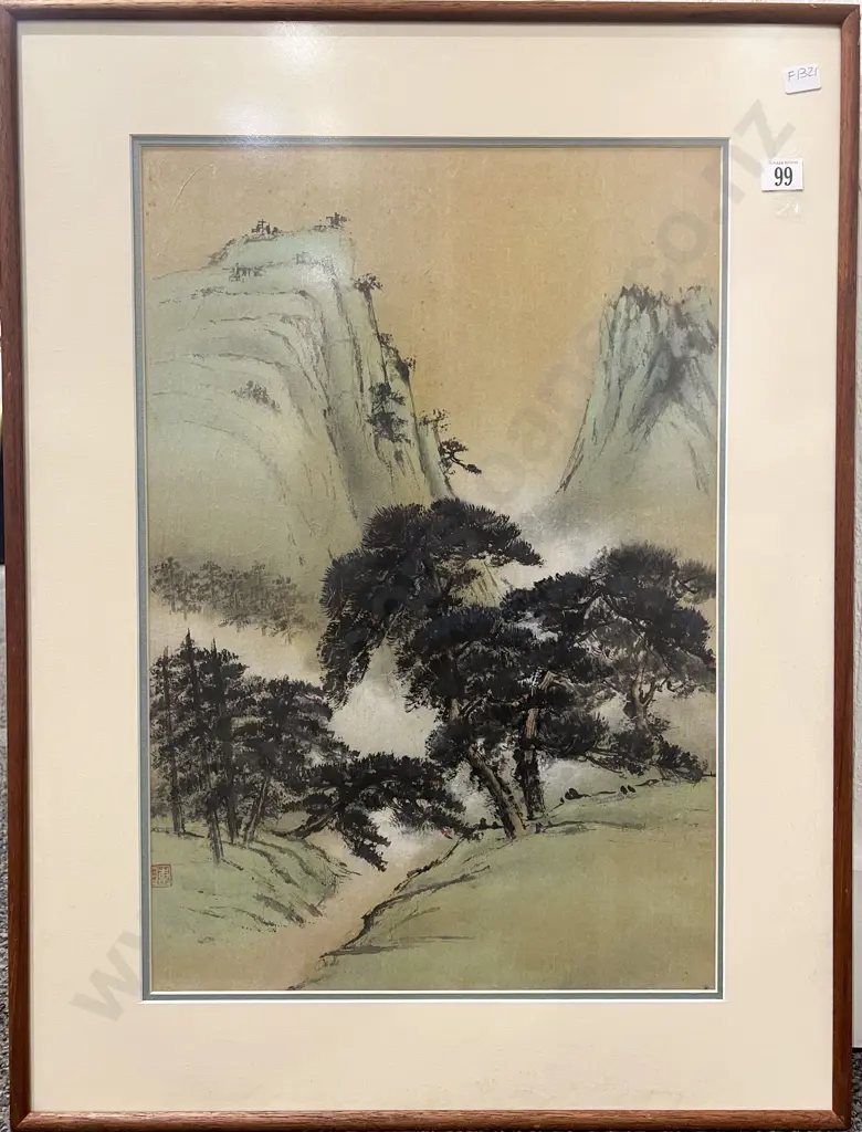 Framed Japanese Print on Rice Paper Image 1++
