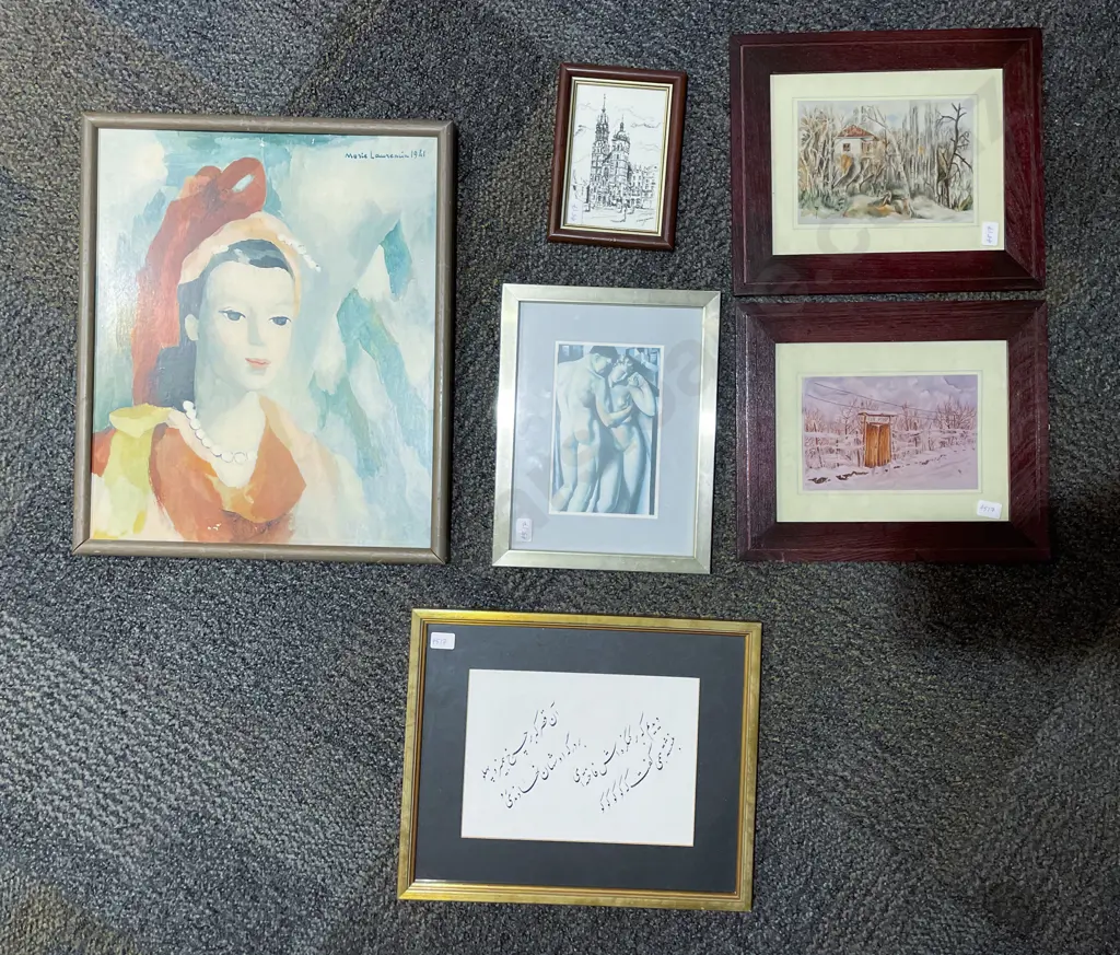 Box of Assorted Artworks Image 1++