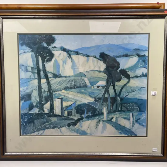 Two Large Decorative Framed Prints
