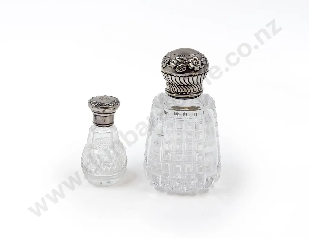Two S/S Topped Vanity Bottles Image 1++