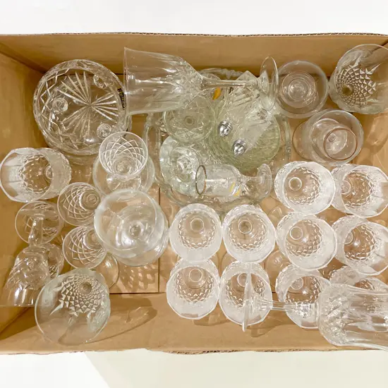 Five Boxes of Assorted Kitchen Ware
